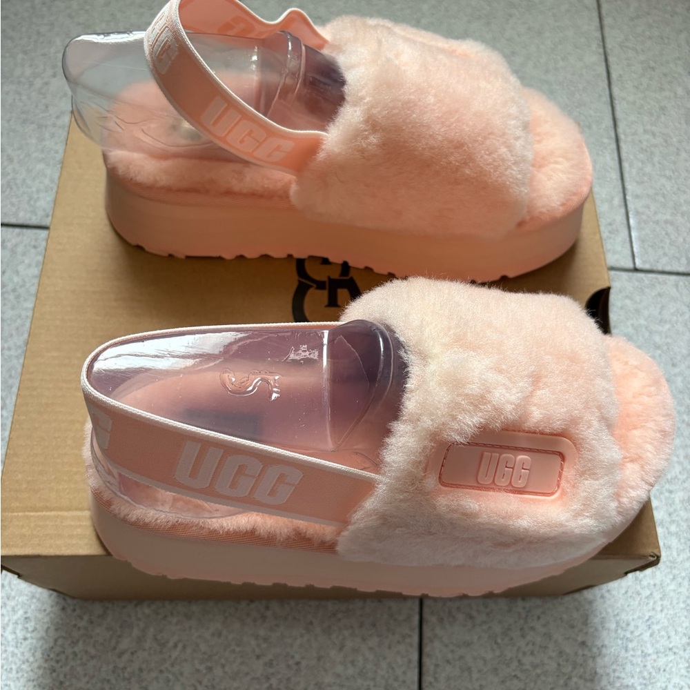 UGG Pink Disco Slides - Picture 3 of 7